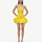 Bubble Mini Taffeta Skirt - custom made red carpet skirts in USA