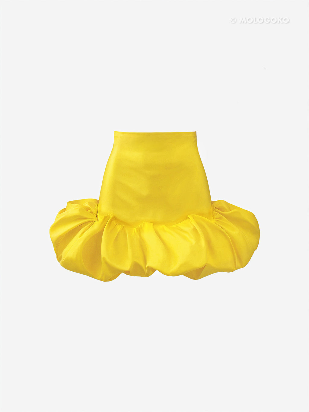 Bubble Mini Taffeta Skirt - custom made red carpet skirts in USA