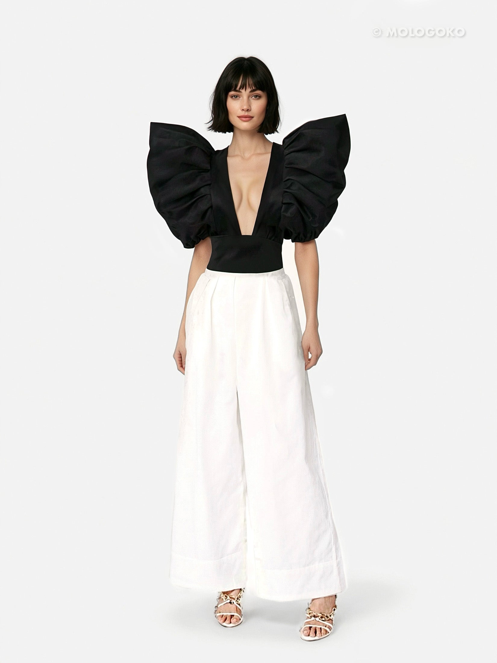 Kate Women's Top -  custom made red carpet wedding dresses in USA