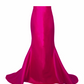 Base Evening Mermaid No Slit Taffeta Skirt - custom made red carpet wedding dresses in USA