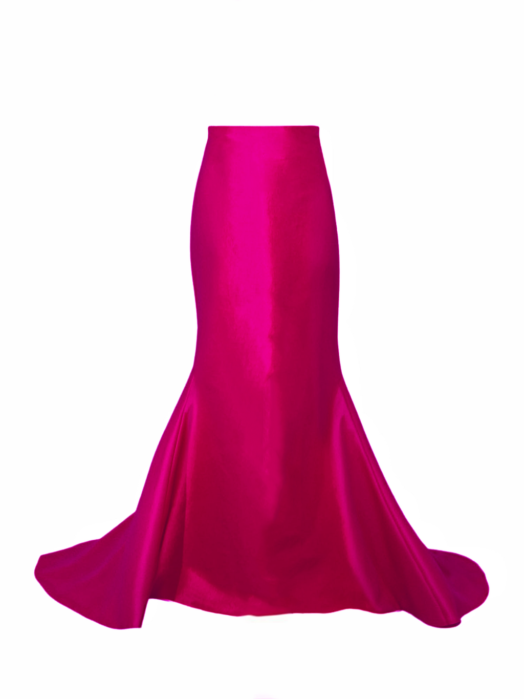 Base Evening Mermaid No Slit Taffeta Skirt - custom made red carpet wedding dresses in USA