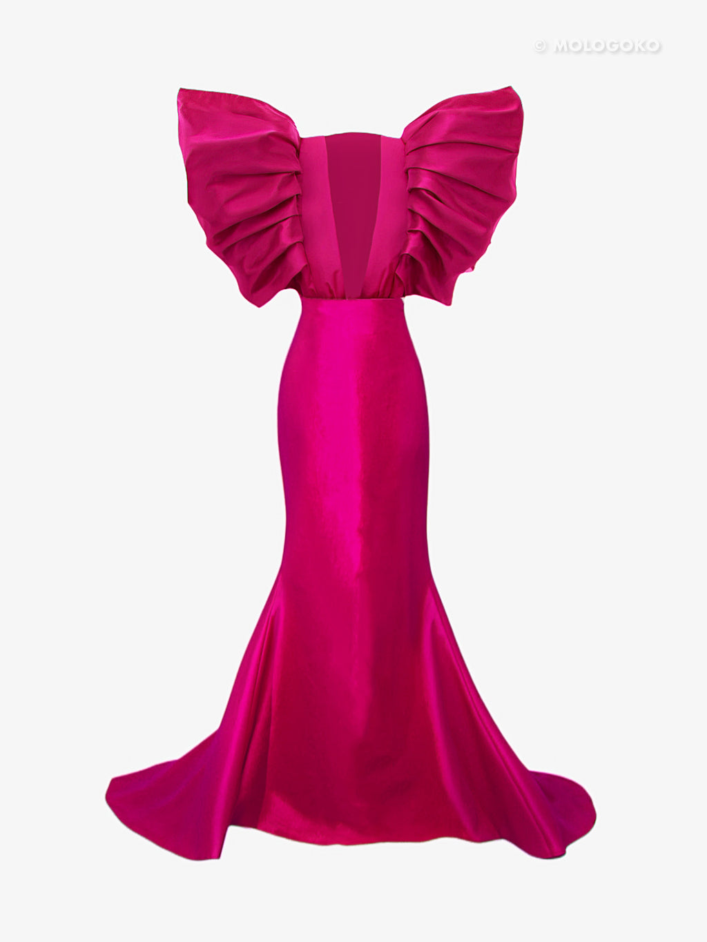 Julia Gown -  custom made red carpet wedding dresses in USA