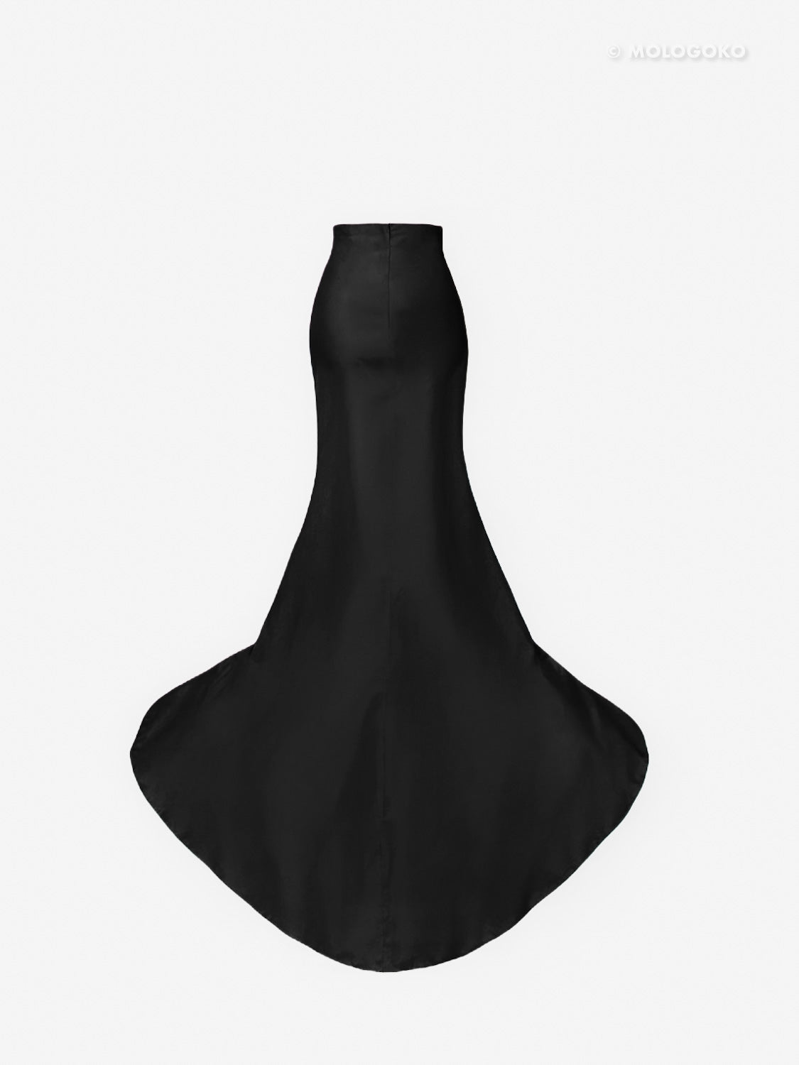 Base Evening Mermaid No Slit Taffeta Skirt - custom made red carpet wedding dresses in USA