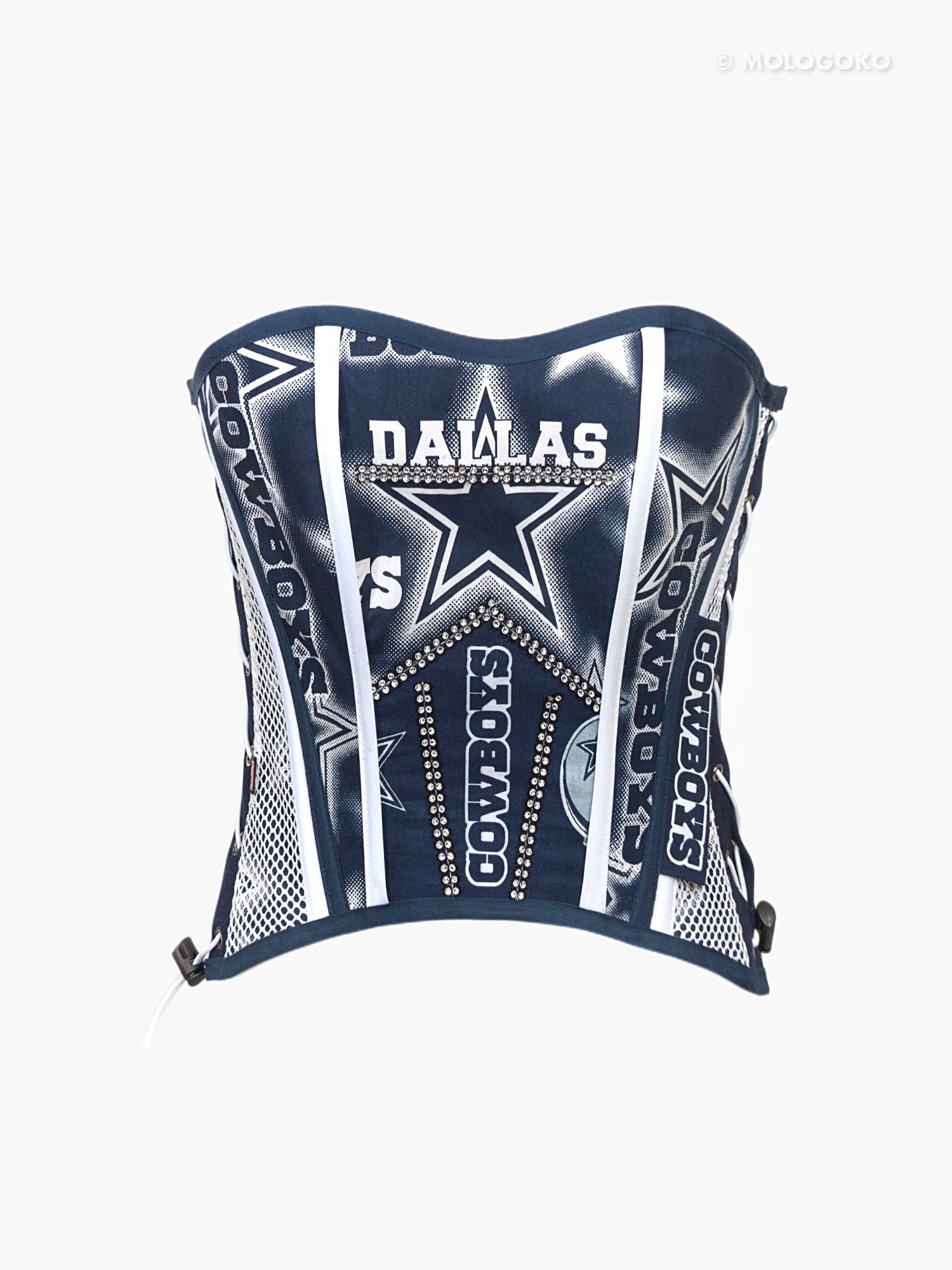  NFL Dallas Cowboys Corset Bustier - Limited Edition Team Apparel