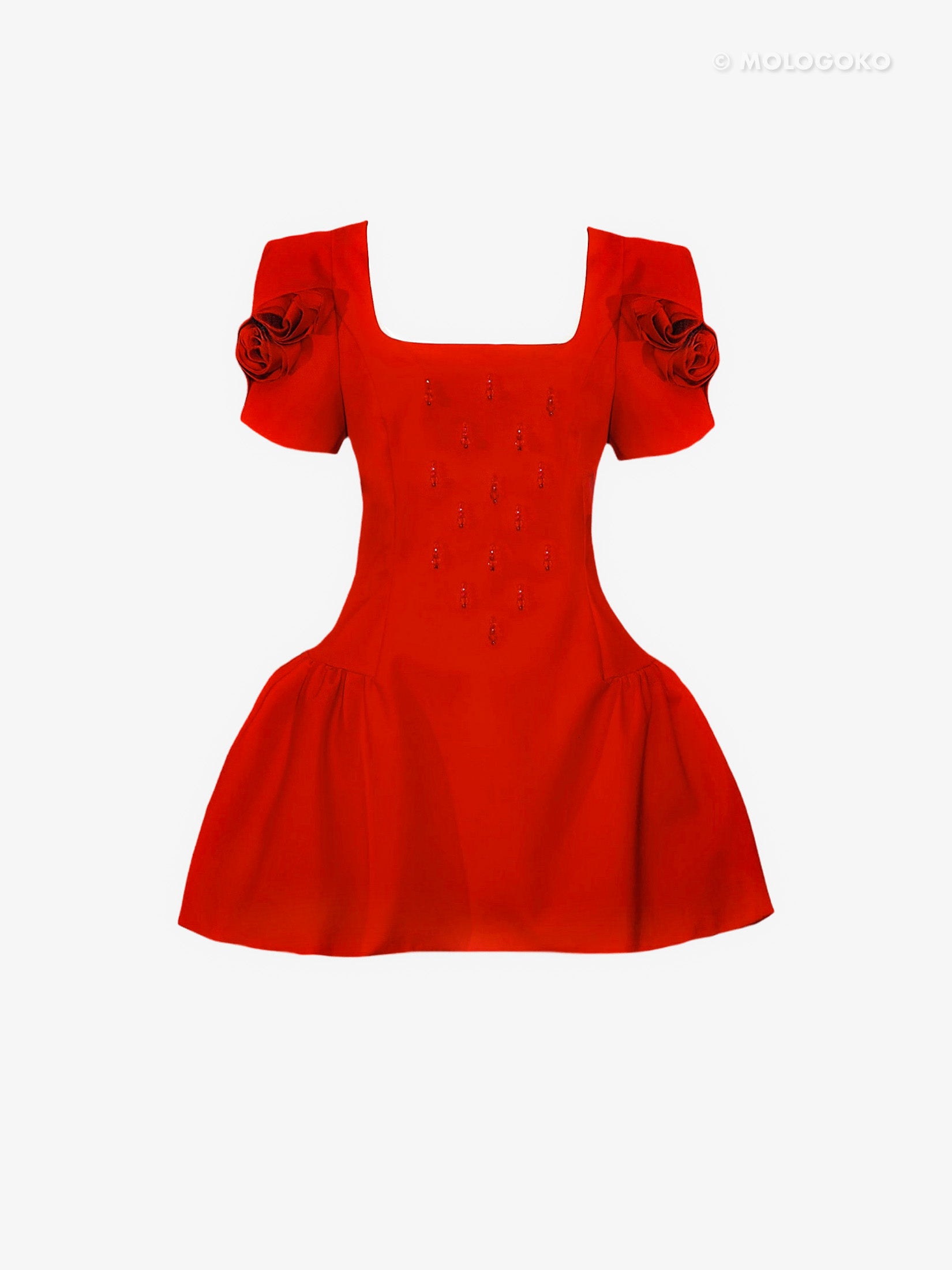Masha Micro Dress with Sleeves - custom. made fashion
