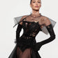 Golden Butterfly Shoulder Statement Cover - custom. made fashion