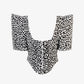 Leopard Stretch Cotton Twill Corseted To with Sleeves - custom. made fashion