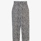 Leopard Stretch Cotton Twill Trousers - Mologoko Couture