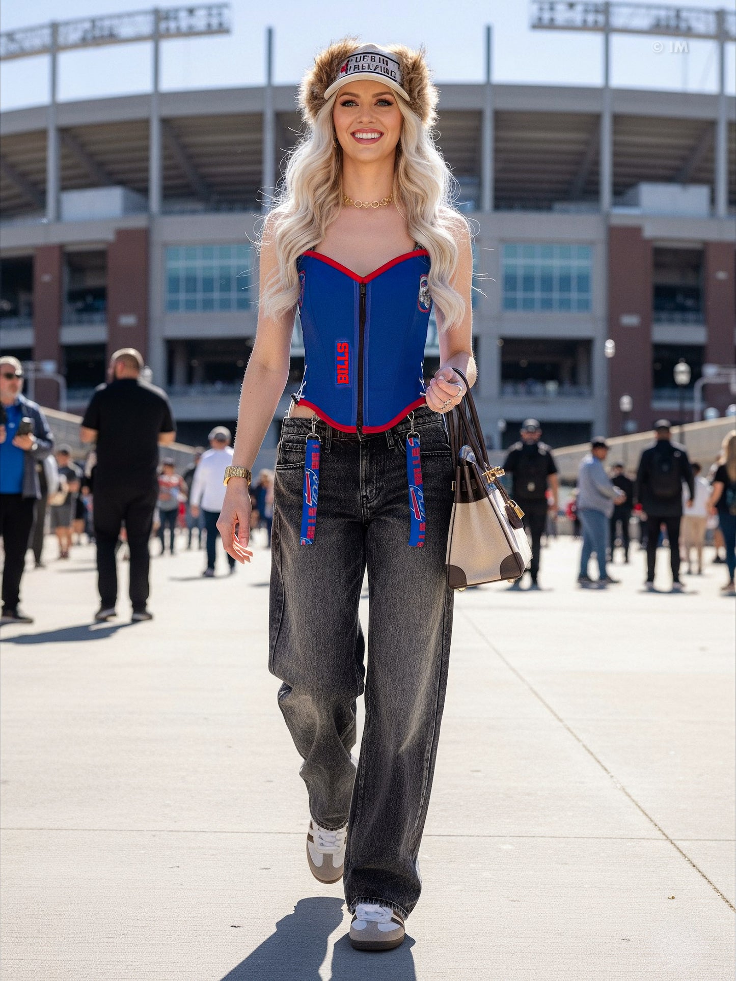 Buffalo Bills Football Team Corset Top