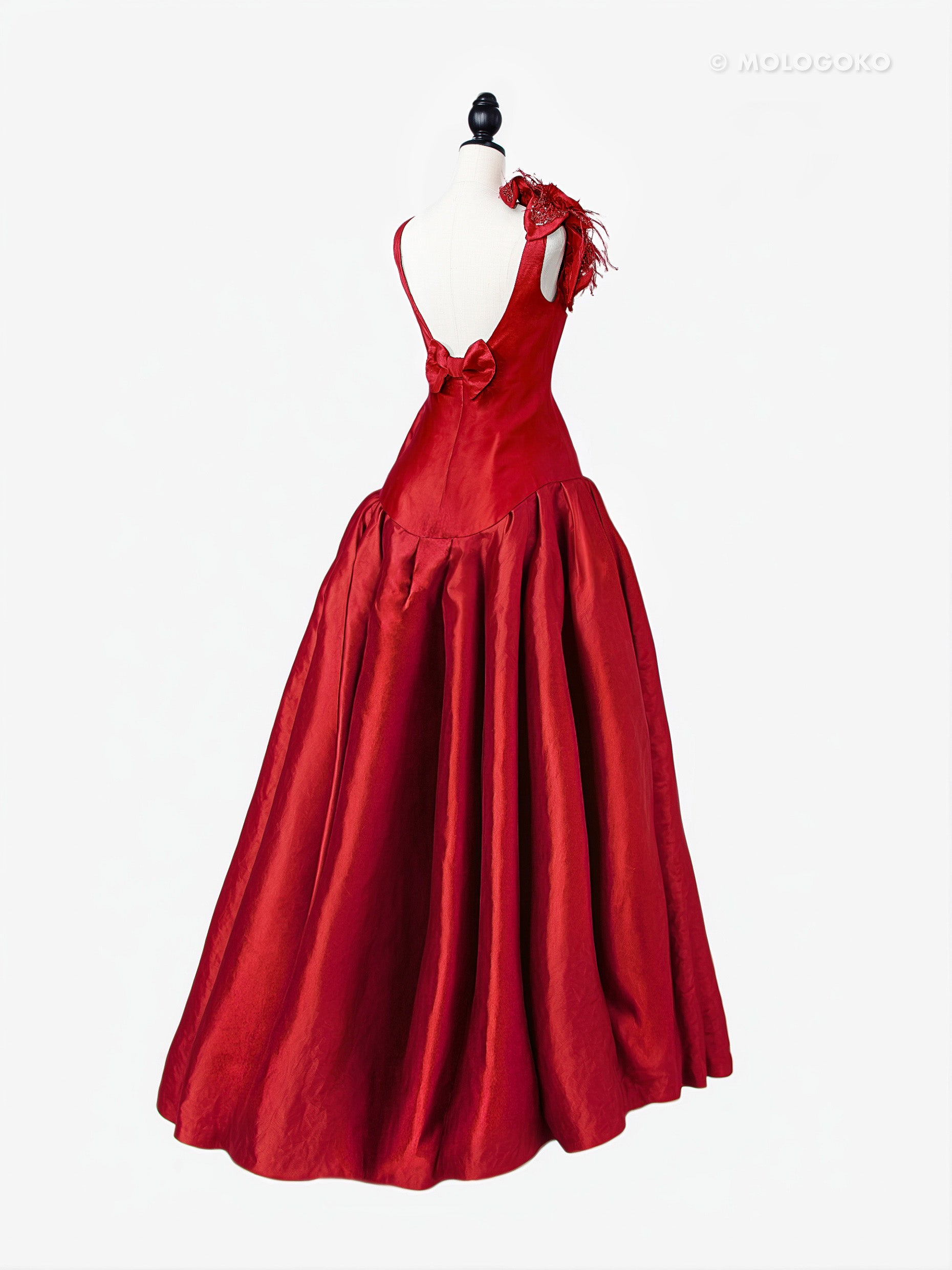 Margot Taffeta Dropwaist Gown