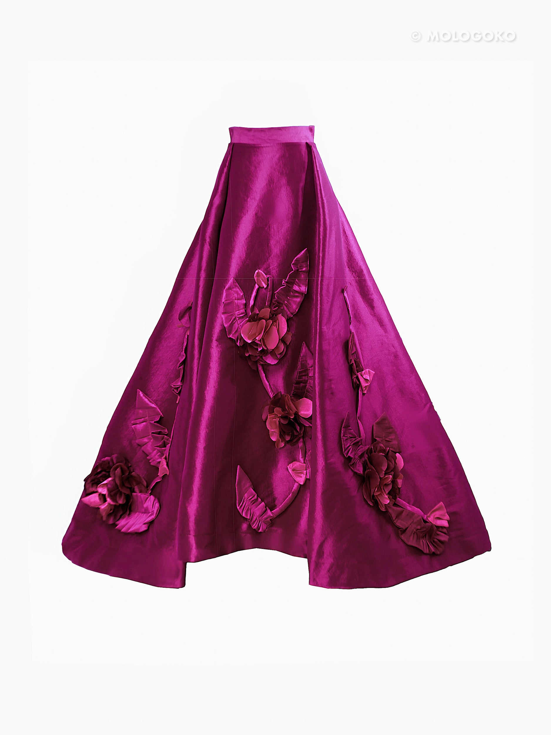 Viviana 3d Flowers Ball Gown Skirt