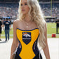 Denver BRONCOS Football Team Corset Bustier Top
