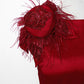 Margot Taffeta Dropwaist Mini Dress