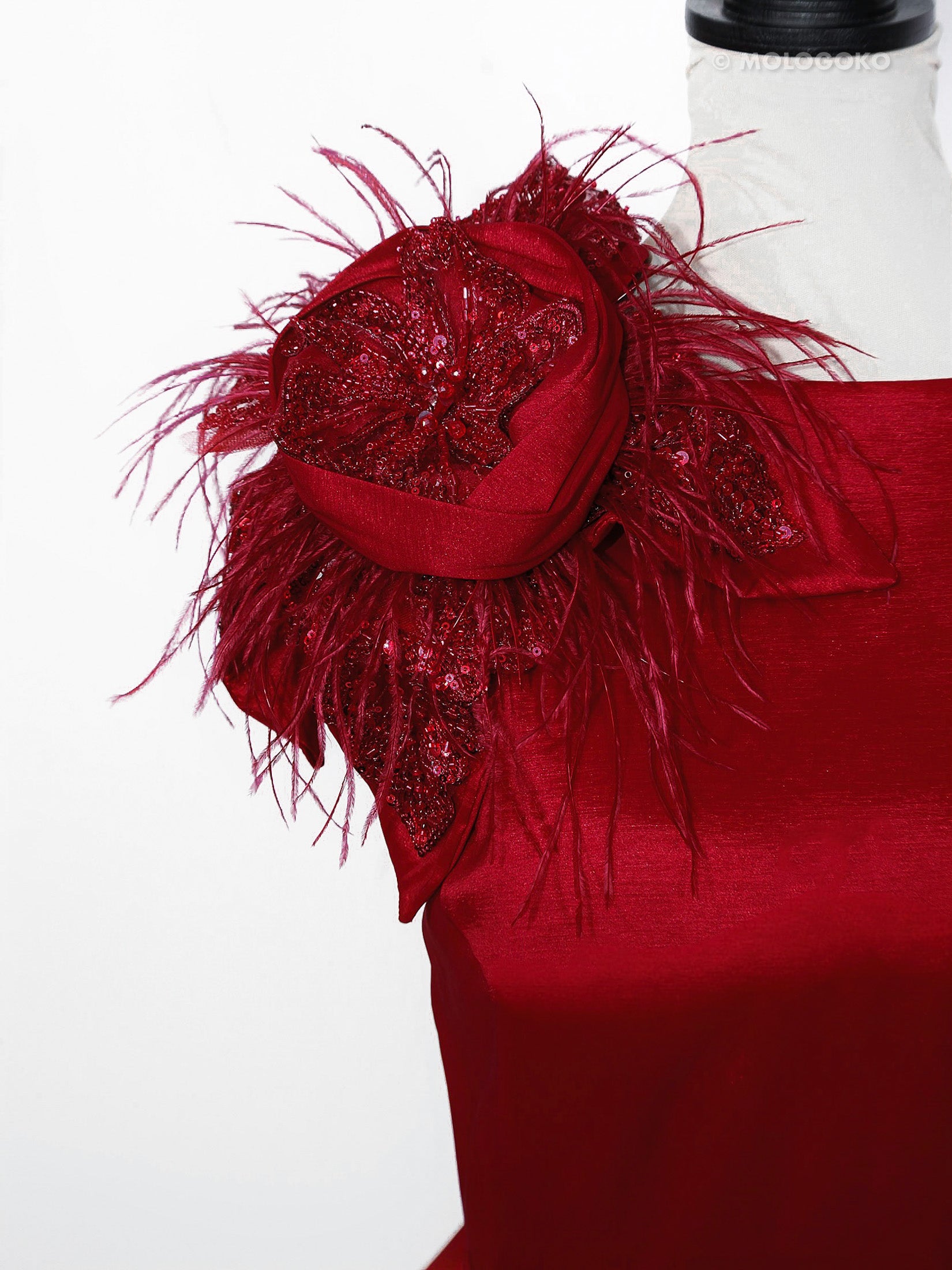 Margot Taffeta Dropwaist Mini Dress