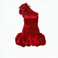 Margot Asymmetrical Neckline Mini Dress