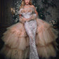White Swan Red Carpet Style Wedding Corset - Mologoko Couture