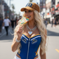 Los Angeles Charges Football Team Corset Top