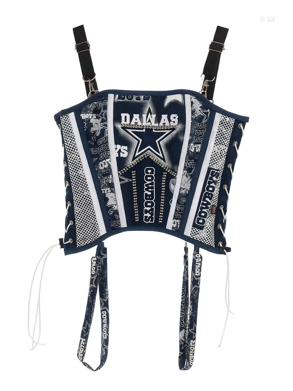 Dallas Cowboys Corset Bustier - Limited Edition Team Apparel