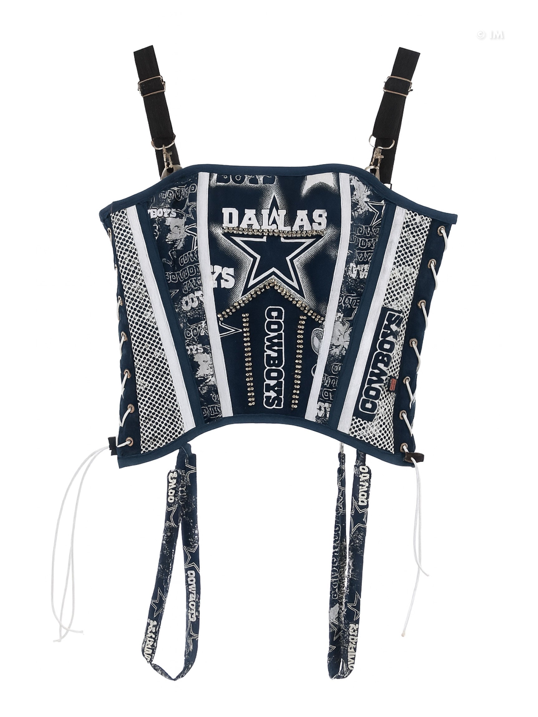 Dallas Cowboys Corset Bustier - Limited Edition Team Apparel