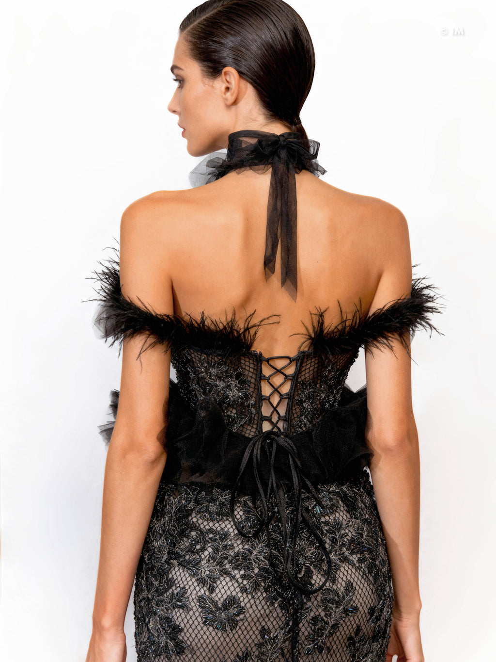 Black Swan Red Carpet Style Goth Corset