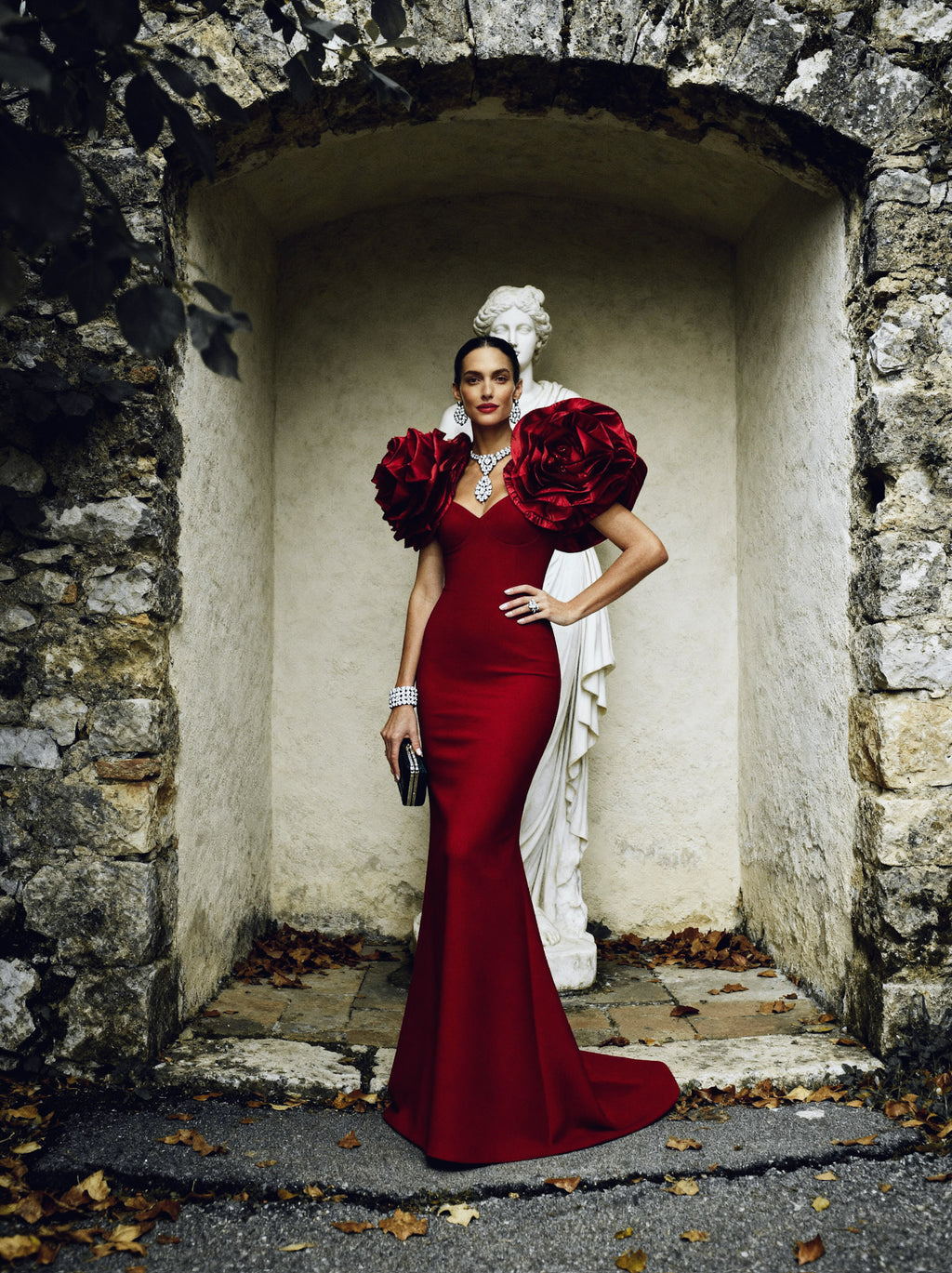 Larger Roses Shoulder Statement Cover