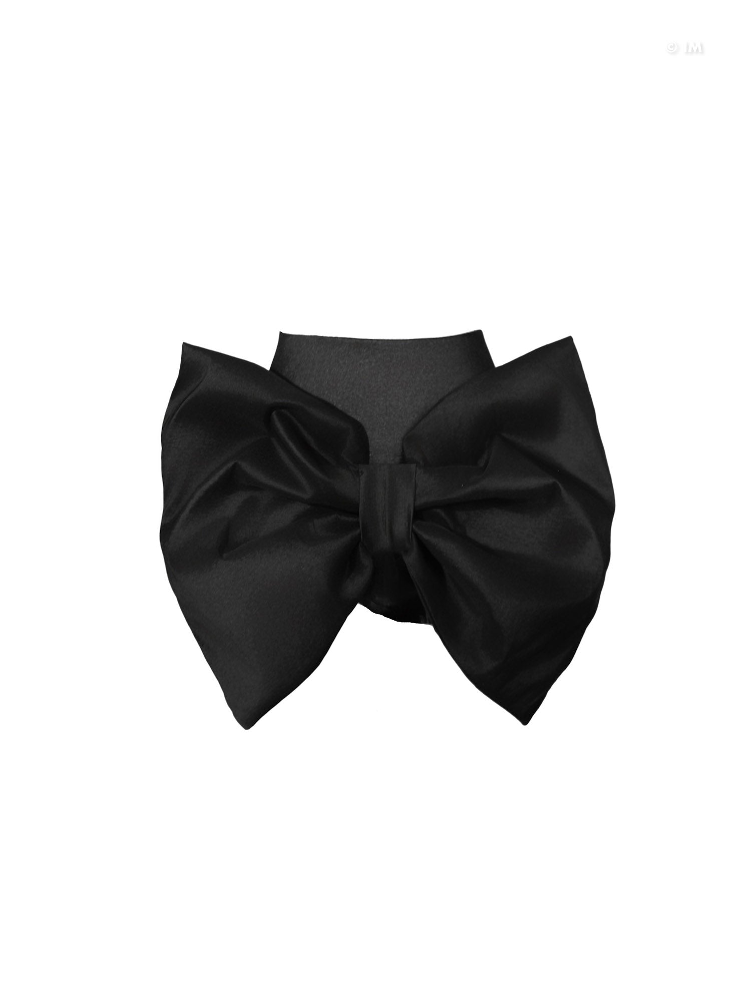 Big Bow Corseted Belt Mini Skirt