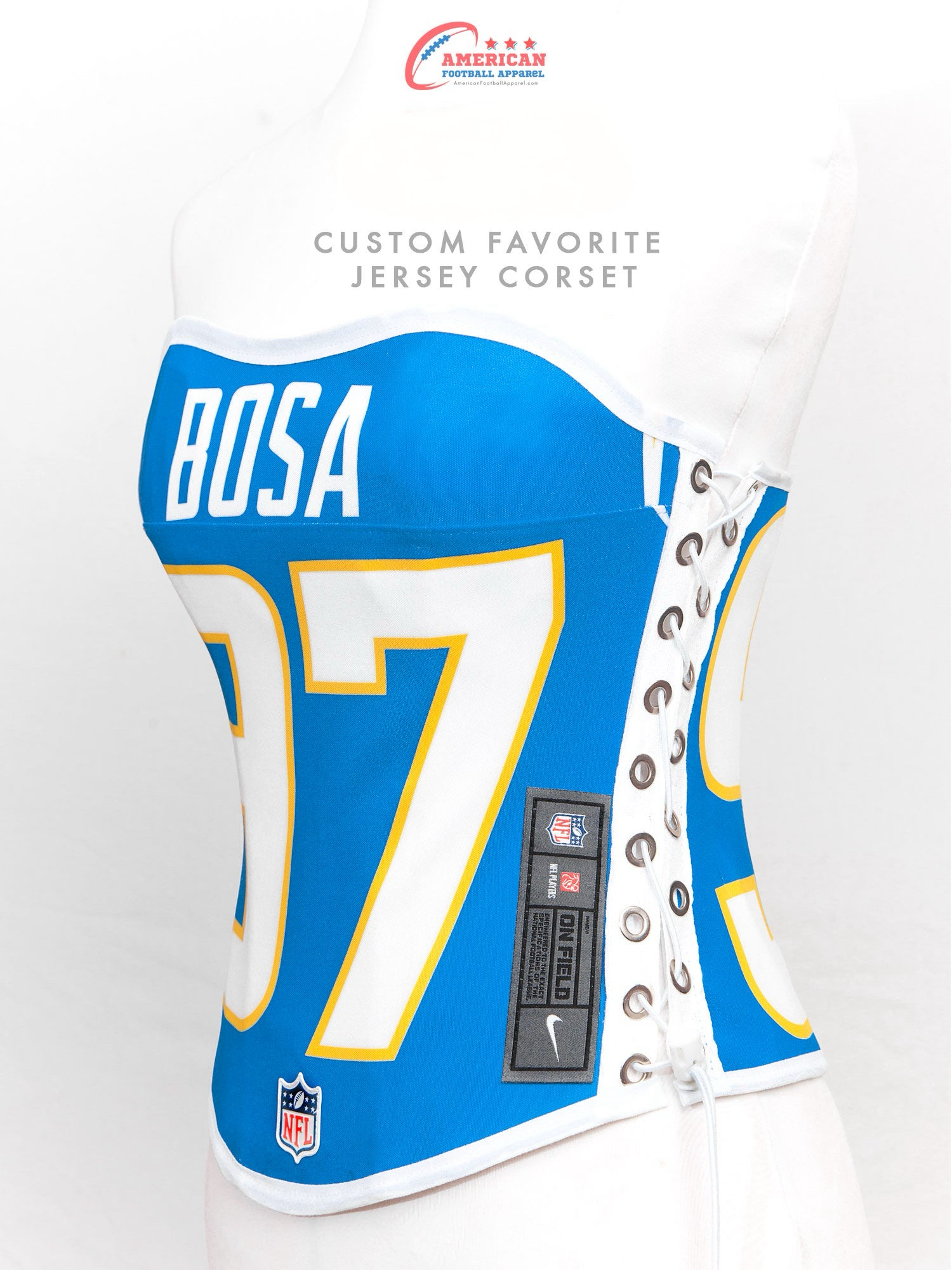 Custom Favorite Jersey Sport Team Corset Rework