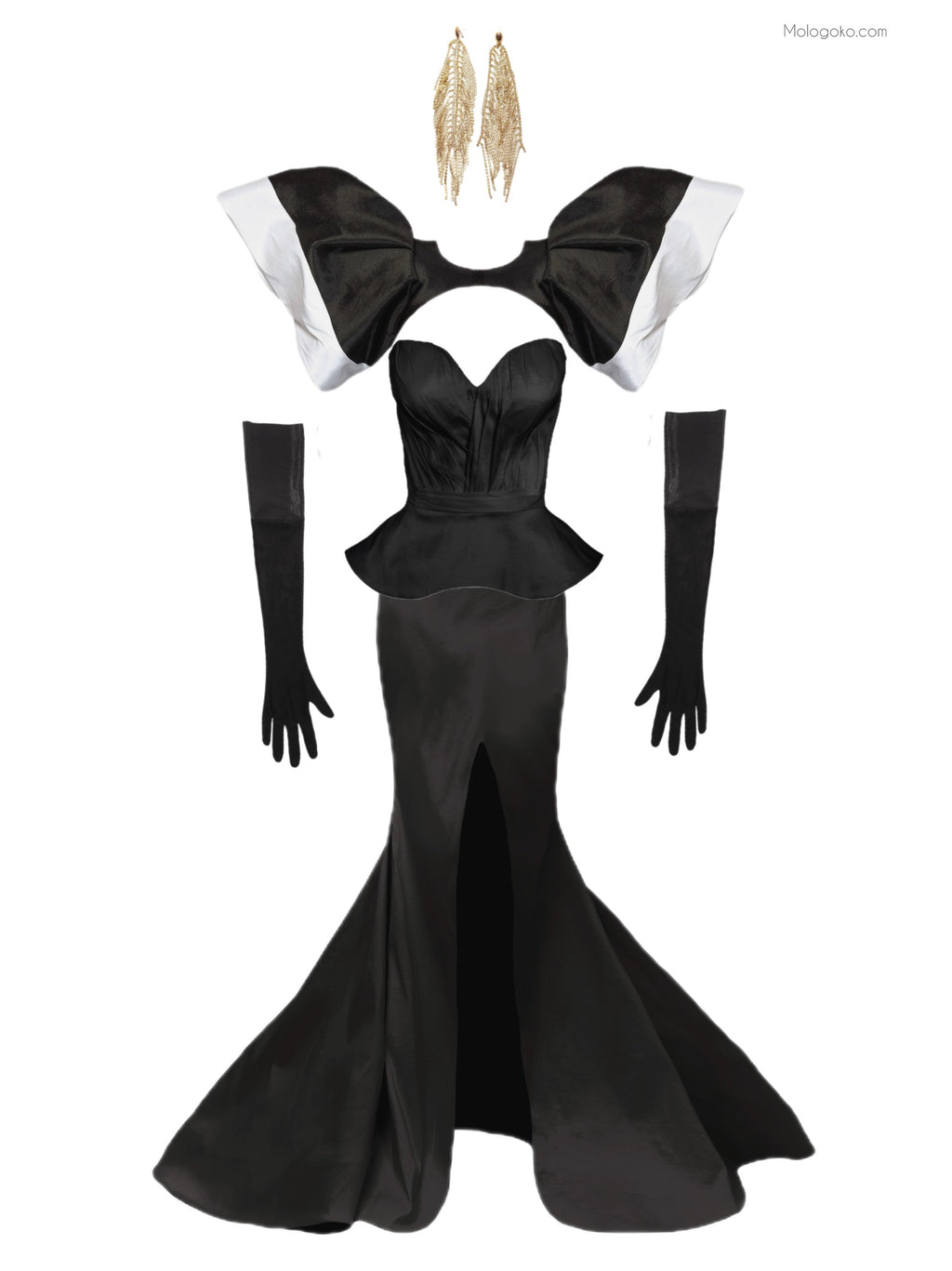 Chapel Window Statement Sleeves - Mologoko Couture