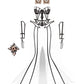 Chapel Window Evening Mermaid Style Front Slit Skirt - Mologoko Couture