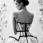 Chapel Window Corset White - Mologoko Couture
