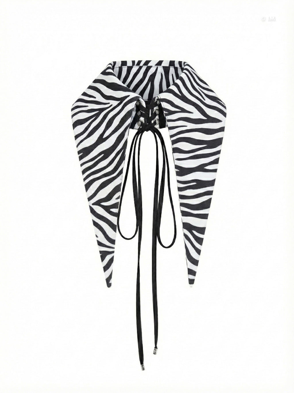 Large Removable Pointy Collar with Lacing