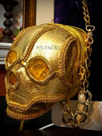 Wednesday Addams Skull Handbag Purse - Mologoko Couture