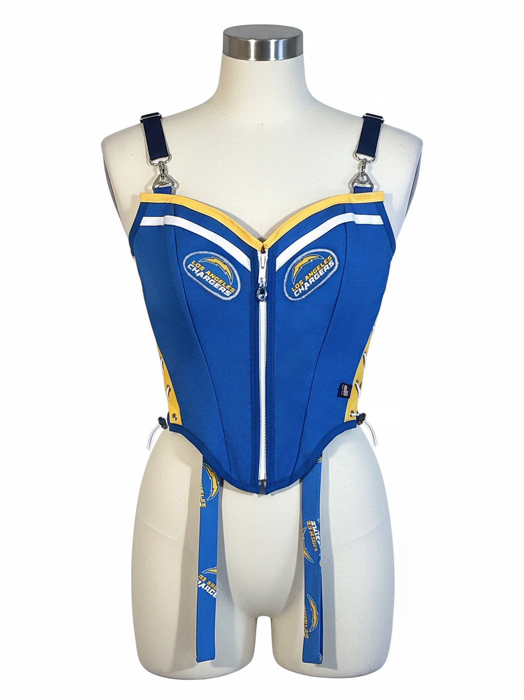 Los Angeles Charges Football Team Corset Top