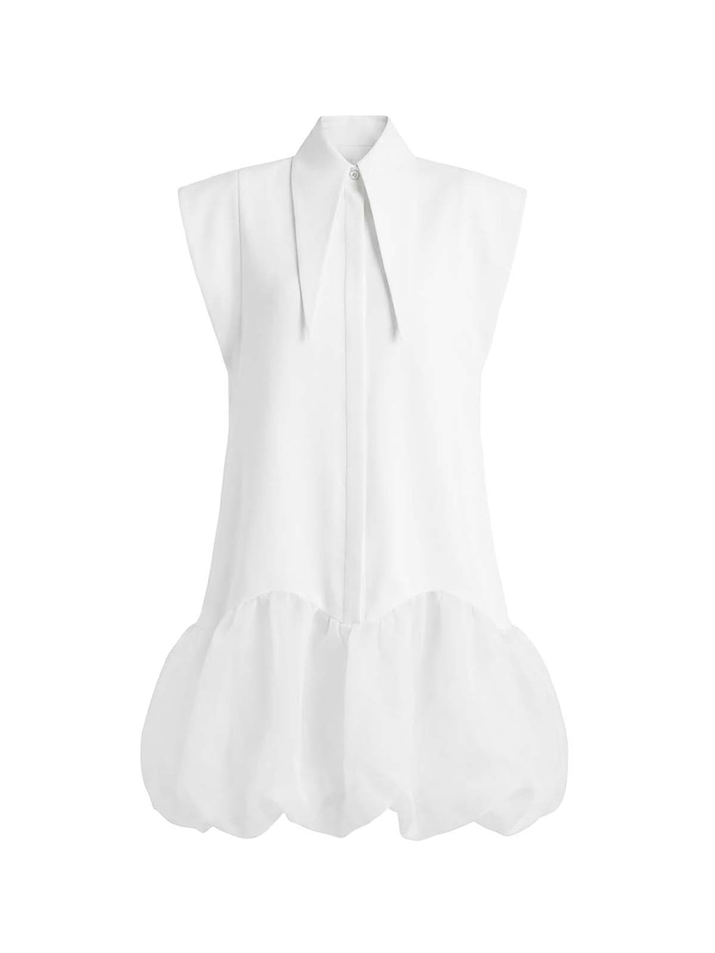 Matilda 10" Long Collar Bubble Midi Dress