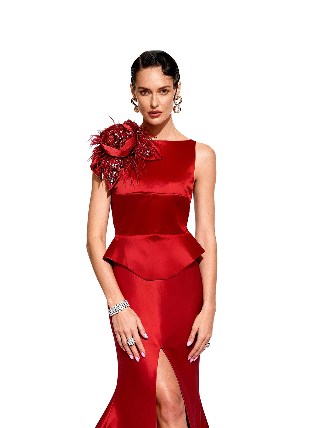 Margot Taffeta Gown SET Mermaid Skirt