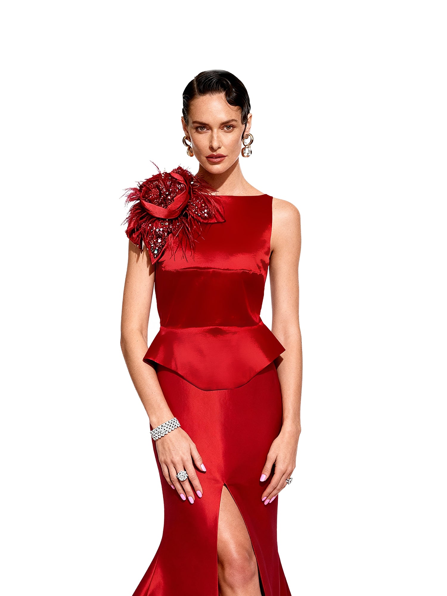 Margot Taffeta Gown SET Mermaid Skirt