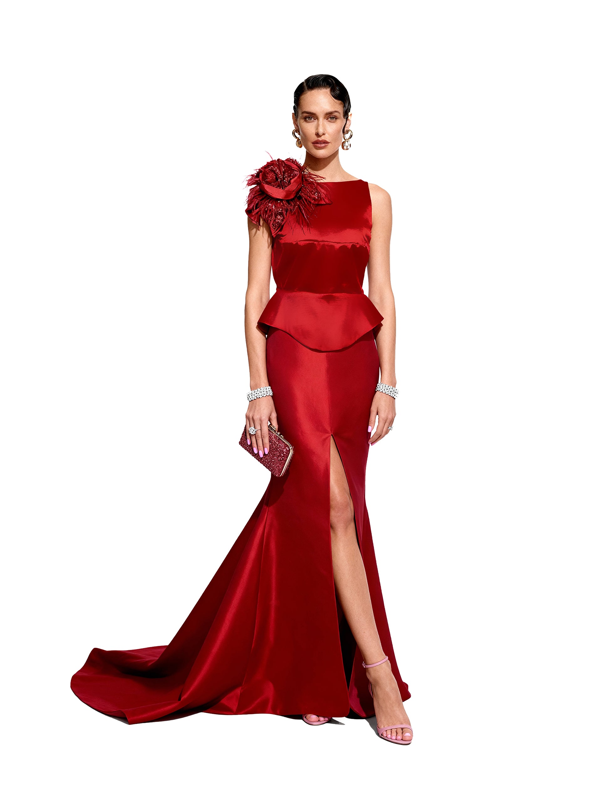 Margot Taffeta Gown SET Mermaid Skirt