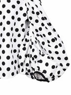 Ema Polka Dots Bubbles Sleeves Shirt