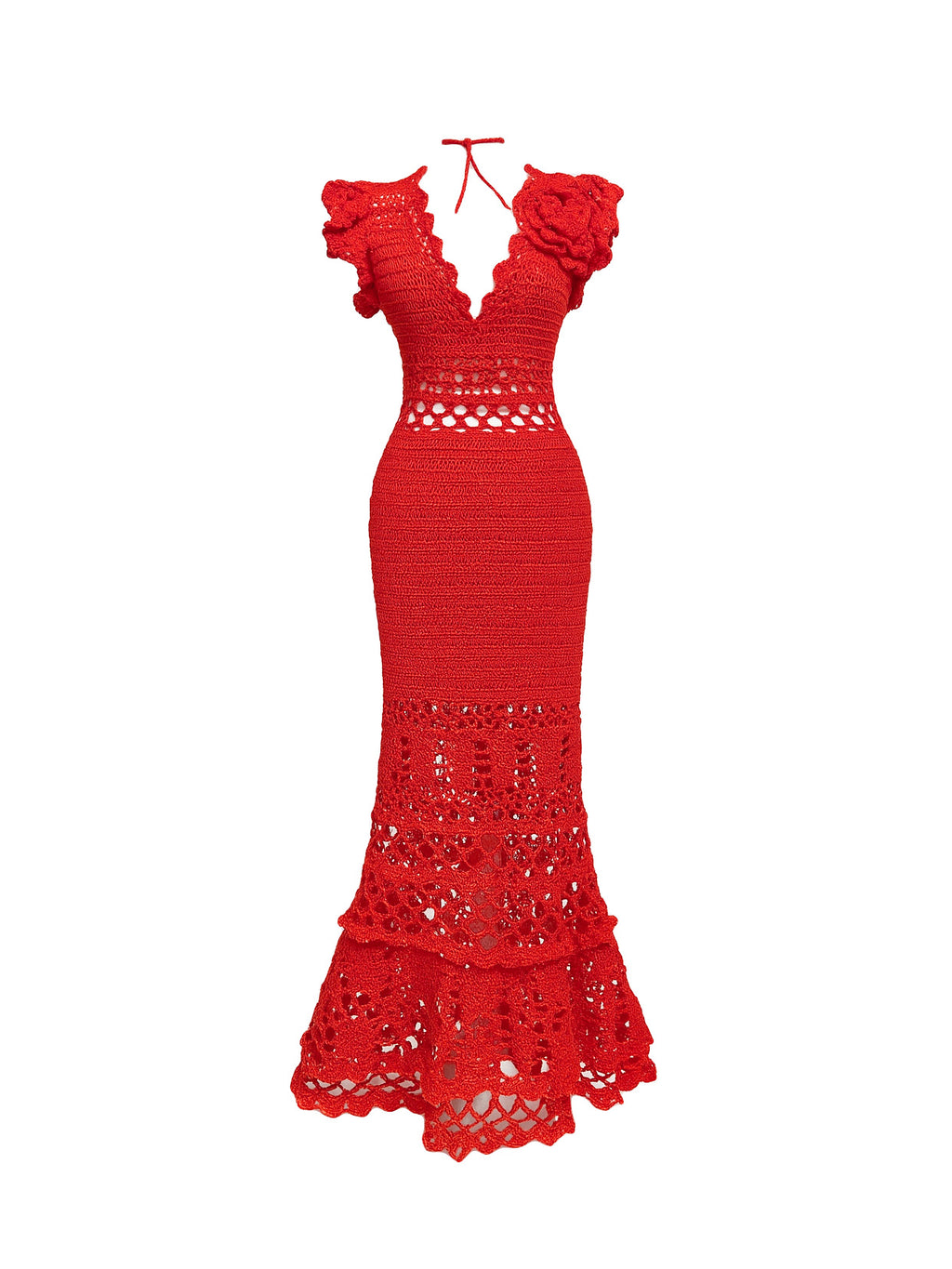 Blossom Crochet Maxi Dress