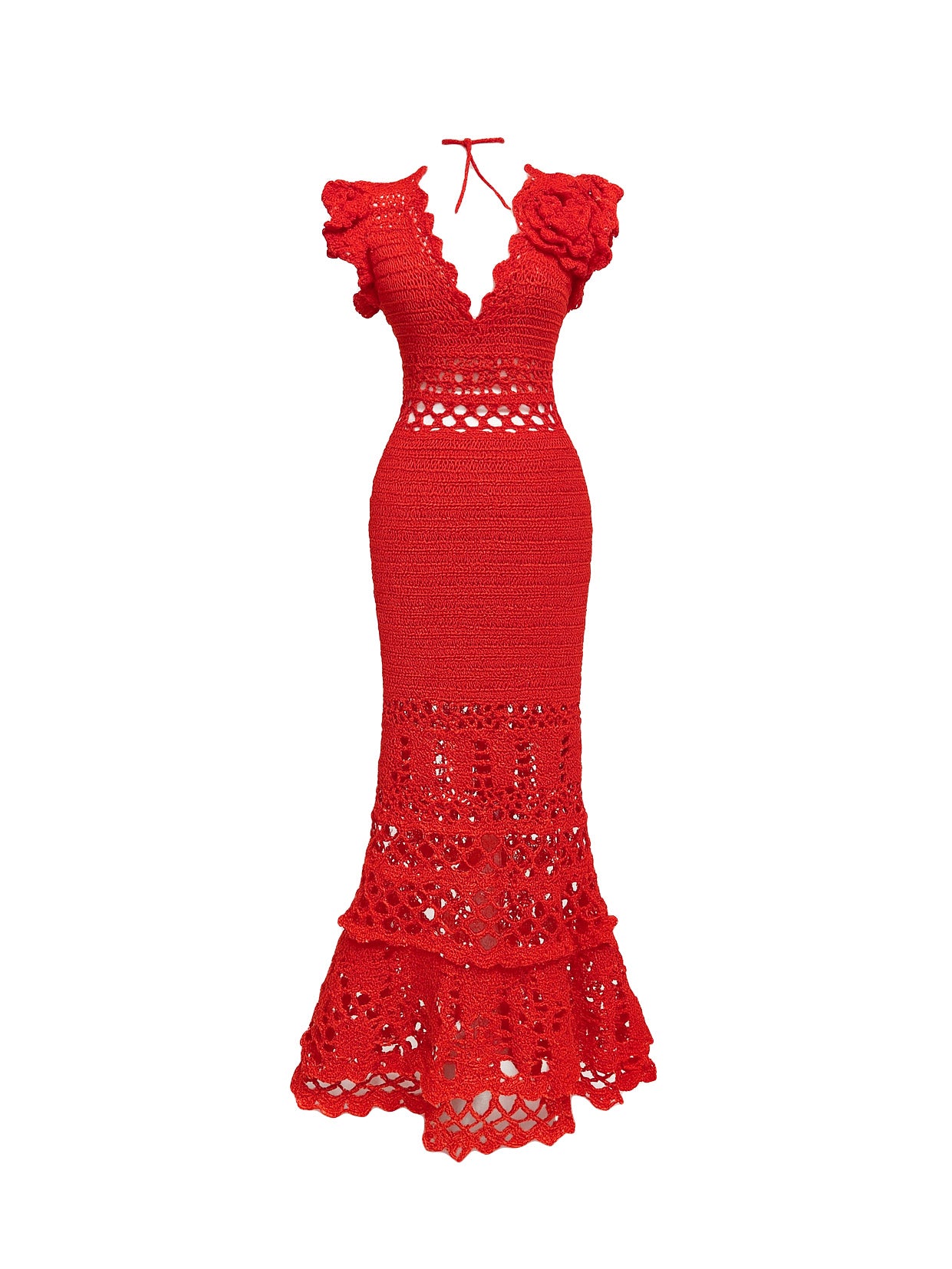 Blossom Crochet Maxi Dress