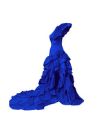 Marigold Sea Of Ruffles Gown