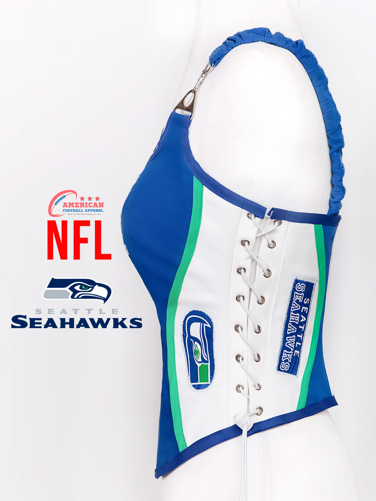 Seattle Seahawks Football Team Corset Bustier Top