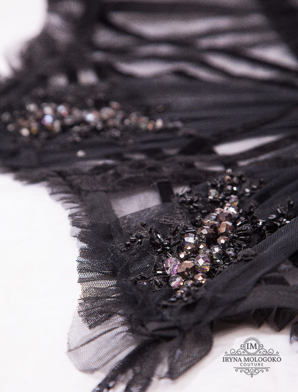 Syrena Red Carpet Style Goth Corset - Mologoko Couture