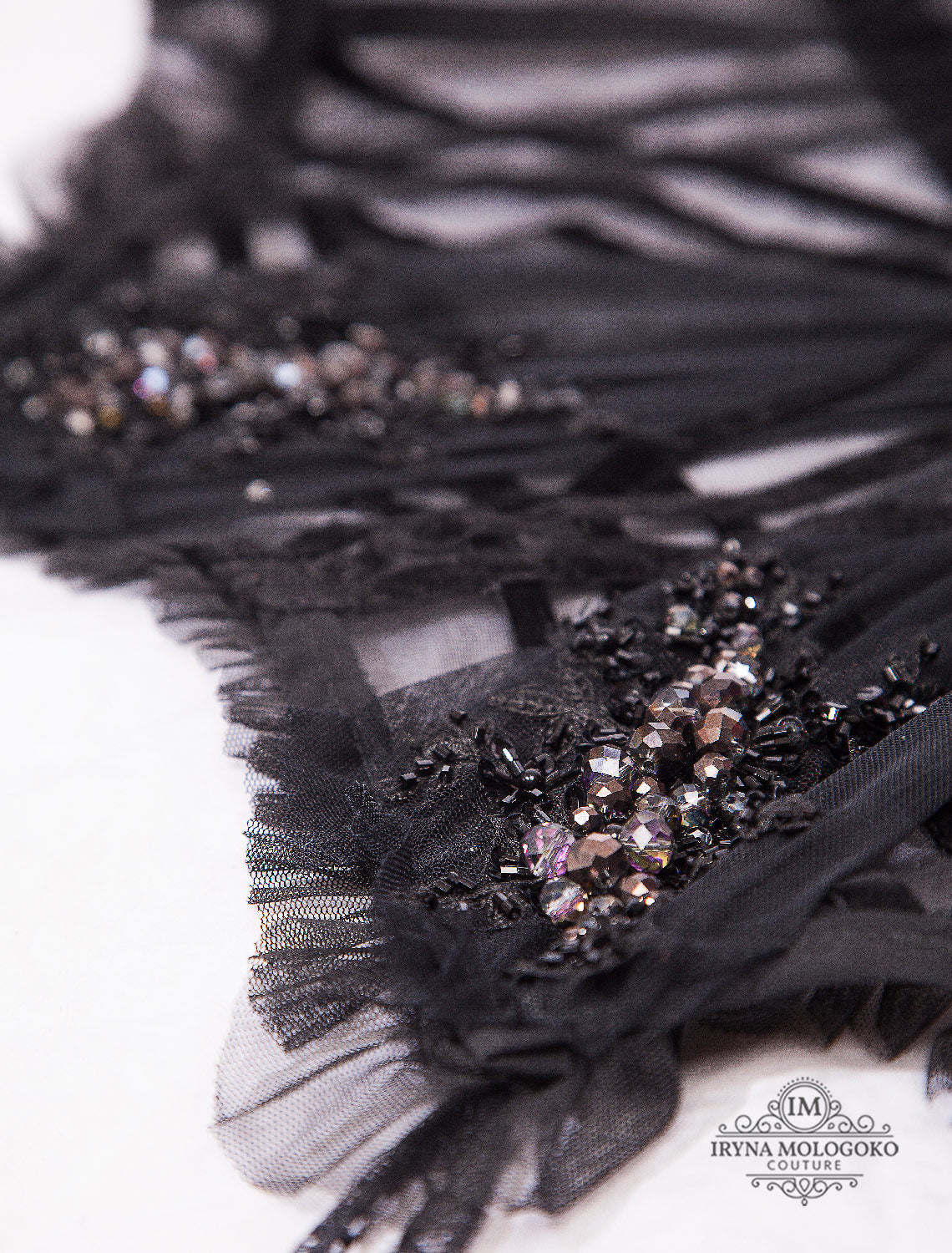 Syrena Red Carpet Style Goth Corset - Mologoko Couture