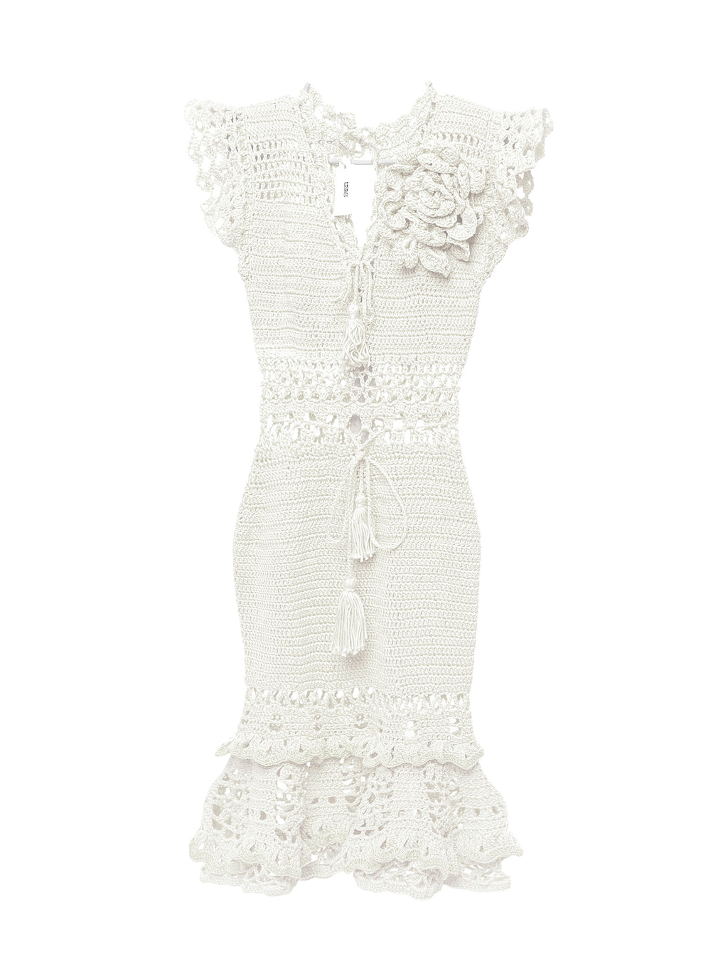 Blossom Crochet Midi Dress