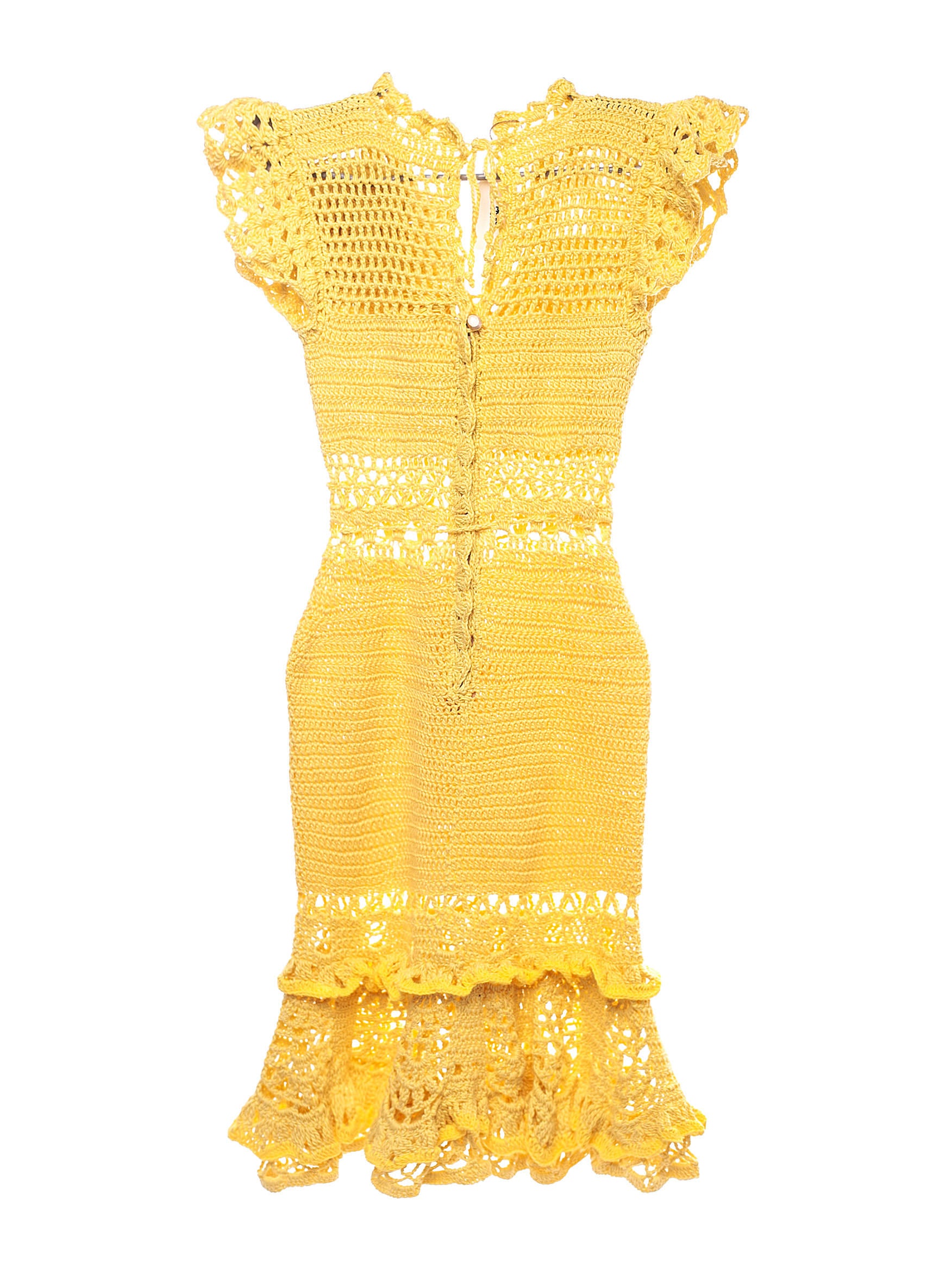 Blossom Crochet Midi Dress