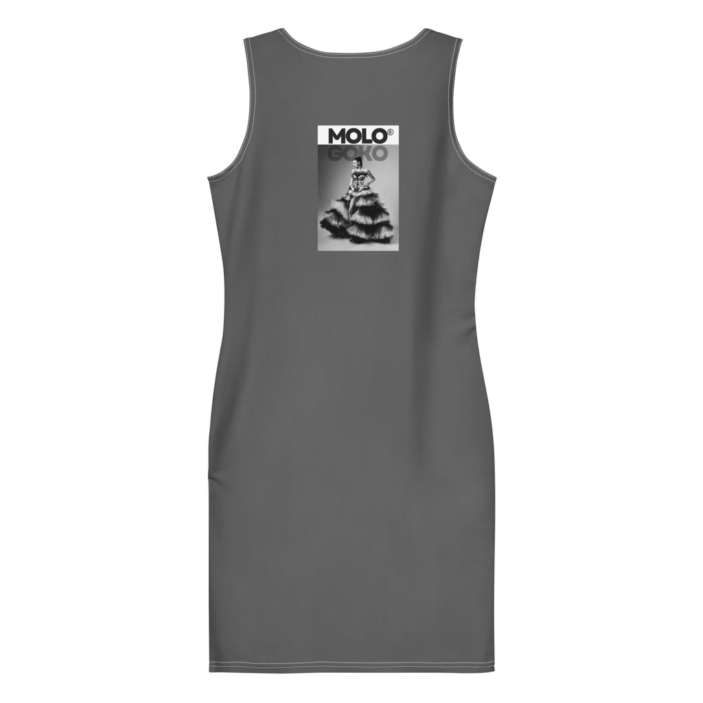 Chapel Window Photo Bodycon Mini Dress - Mologoko Couture