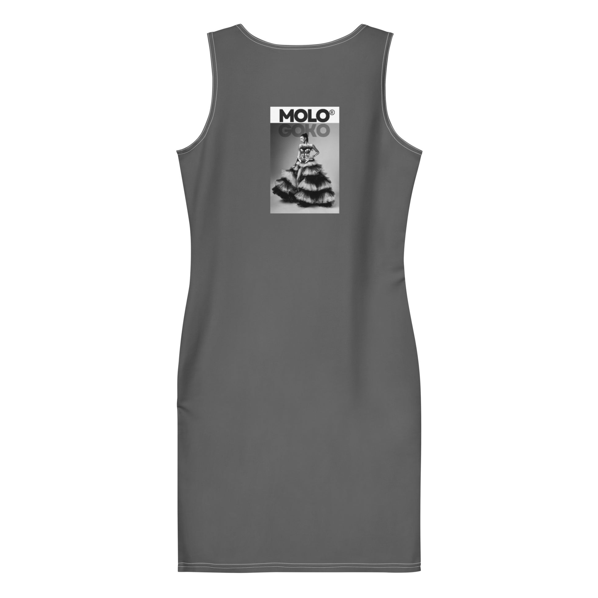 Chapel Window Photo Bodycon Mini Dress - Mologoko Couture