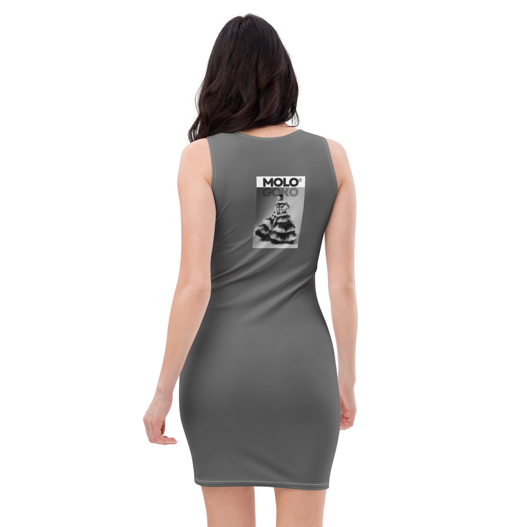Chapel Window Photo Bodycon Mini Dress - Mologoko Couture