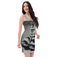 Chapel Window Photo Bodycon Mini Dress - Mologoko Couture